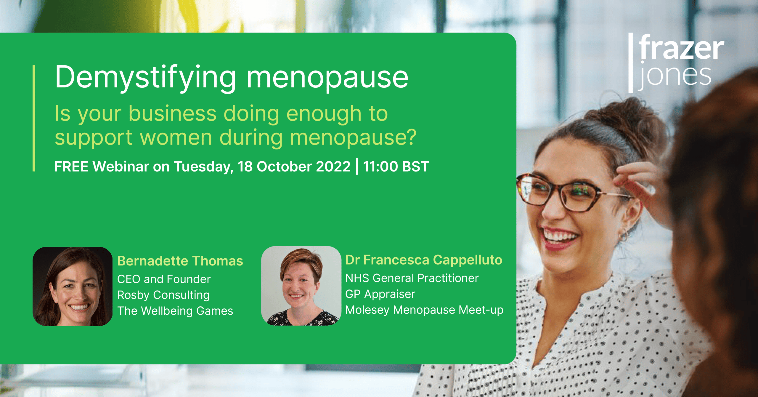 Demystifying menopause in the workplace Frazer Jones